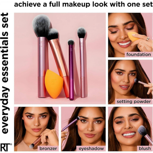 Alltags-Essentials & Make-up-Schwamm-Set, 6-teilig 1