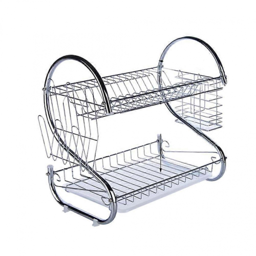 Portaposate in argento, organizer per scolapiatti da cucina