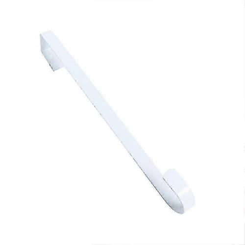 38cm White Metal Single Hook Wreath Hanger for Front Door