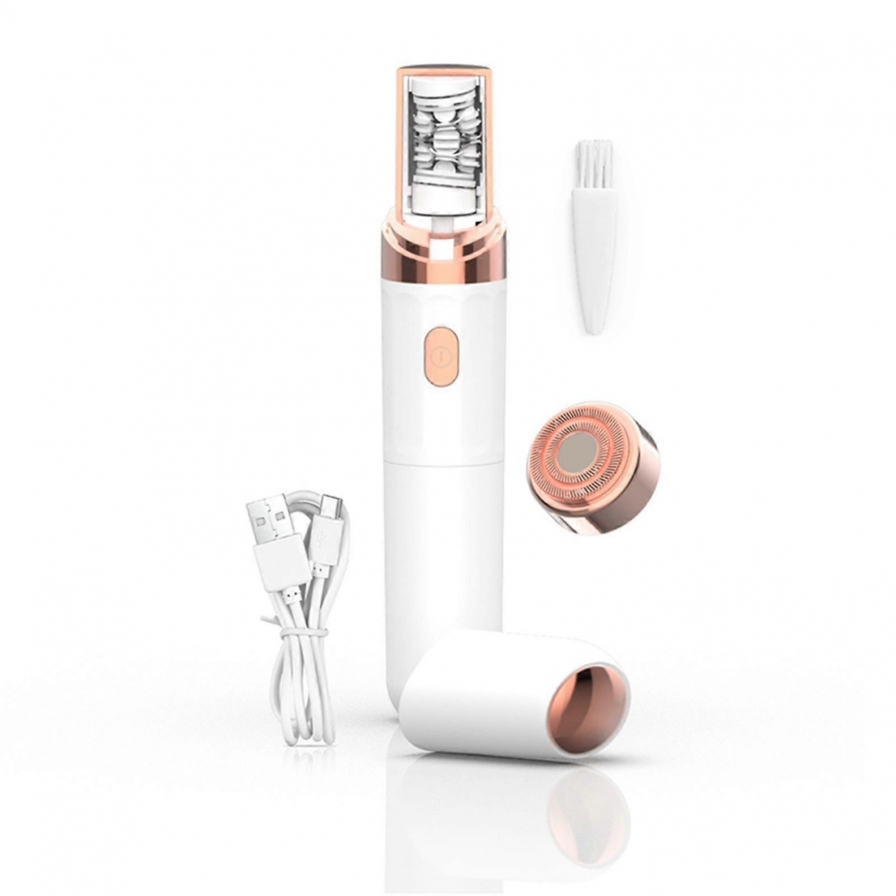 Light Whitepluxy Epil Pro 3.0 Cordless 2-In-1 Face Epilator & Eyebrow Razor