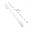 38cm White Metal Single Hook Wreath Hanger for Front Door 2
