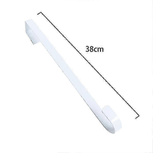 38cm White Metal Single Hook Wreath Hanger for Front Door 1