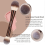 20-Piece Double-Ended Makeup Brush Set in Coffee Brown with Gift Box 3