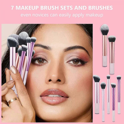 Makeup Brushes Set for Women, Foundation Eyeshadow Contour Blush 1
