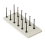 Grey Expandable Dish Drying Rack with Adjustable Posts & Anti-Slip Bottom 1