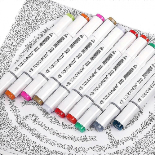Dual-Tip Alcohol Markers Set for Drawing, Sketching, Coloring 1