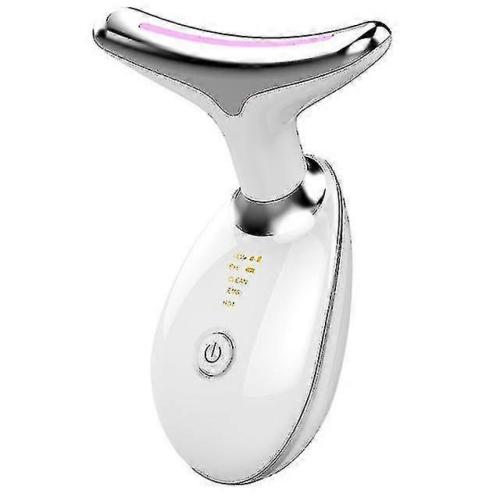Massaggiatore termico EMS per collo e viso con LED, fotoni e microcorrente antirughe