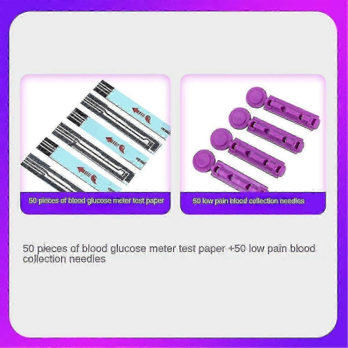 Hemoglobin Meter Kit with 50 Test Strips & 50 Lancets 2