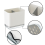 White Kitchen Cutlery Holder Spoon Fork Utensils Storage Rack Drainer Multi-function 4