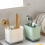 GreenKitchen Cutlery Holder Spoon Fork Utensils Storage Rack Drainer Multi-function 3