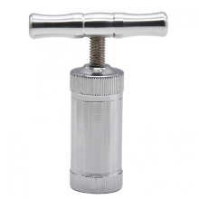 Ergonomic Detachable Zinc Alloy T-Shaped Garlic Press Crusher Tool