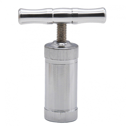 Ergonomic Detachable Zinc Alloy T-Shaped Garlic Press Crusher Tool