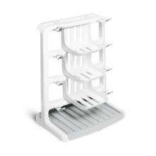 Égouttoir vertical Munchkin Tidy Dry pour biberons et accessoires, gain de place, blanc