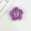 Spinner anti-stress fleur en sable à paillettes violettes 2