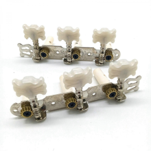 SilverOne Classic Guitar Tuning Pegs Machine Tuners White