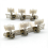SilverOne Classic Guitar Tuning Pegs Machine Tuners White 1