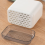 White Kitchen Cutlery Holder Spoon Fork Utensils Storage Rack Drainer Multi-function 2
