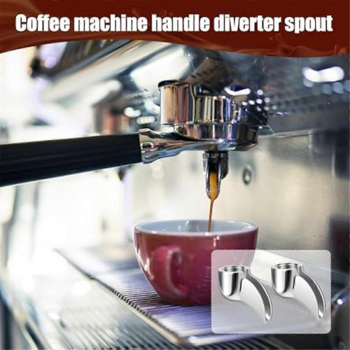 Bec verseur simple 2 pièces, buse de dérivation pour machine à expresso 58 mm 2