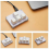 4-Key Mini Mechanical Keyboard with Arrow Keys and WASD Keypad 4