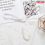 White 1 Pcs Women's Micro G-String Thong with Pearl 1