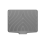 Grey One Size Silicone Dish Drying Mat with Built-in Drain for Kitchen Counter 2