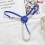Perizoma micro donna blu con perla 1 pezzo 1