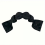 BlackSoft Adjustable Silk Sleep Mask for Travel, Light Blocking, Comfortable Design, Black 1