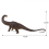Educational Plastic Apatosaurus Dinosaur Model Kit Kids Biological Toy 4