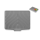 Grey One Size Silicone Dish Drying Mat with Built-in Drain for Kitchen Counter 1