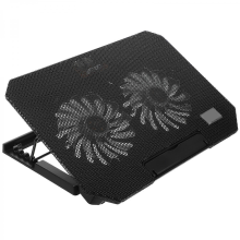 Schwarzer 34,30 x 24,60 x 3,00 cm USB-Gaming-Laptop-Kühlständer