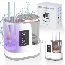 White One Size 3-in-1 Electric Makeup Brush Cleaner & Dryer