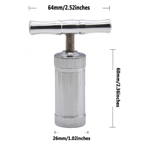 Ergonomic Detachable Zinc Alloy T-Shaped Garlic Press Crusher Tool 2