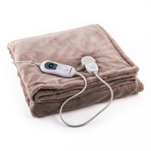 Klarstein Electric Blanket 200x180cm, 120W, Auto-Off, 3 Heat Settings, Timer