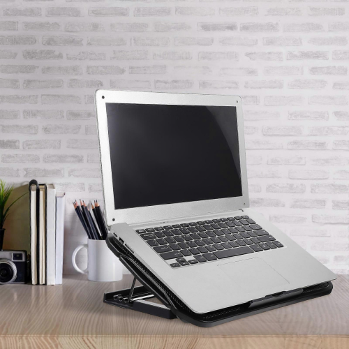 Supporto di raffreddamento per laptop da gioco USB nero 34,30x24,60x3,00cm 2