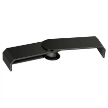 Black 103x22x14.4cm Double Monitor Stand with Storage, Sturdy Desk Riser