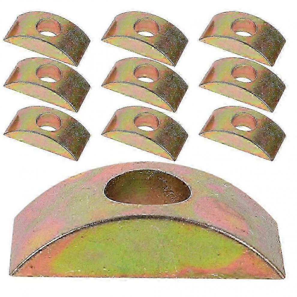 Aura 20Pcs M8 Zinc Alloy Half Moon Washer Furniture Connector Spacer Kit 7057162626879