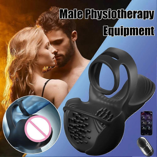 Men's 3-in-1 Heating Massage Therapy Device for Performance Enhancement 2