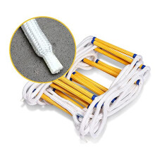 Fire Escape Ladder with Durable Steel Hooks, Flame Retardant Rope for Home Rescue 15M/49Ft