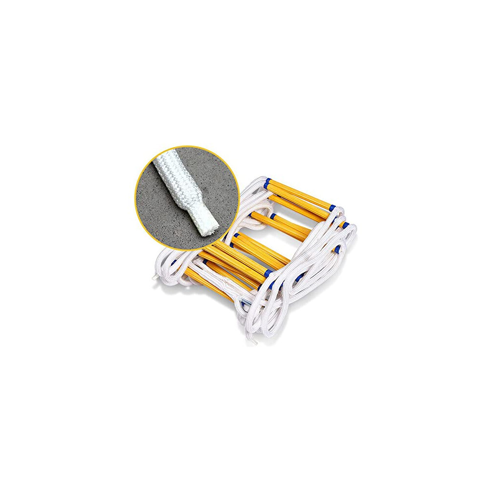Emergency Escape Rope Ladder, Compact, Lightweight, Up To 420 Kg (6 M/20 Ft). 9365049851572