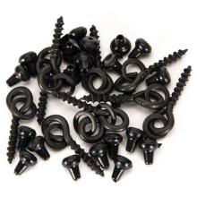 Hook Stops Carp Stopper Copper Swivels Bait Screws With Oval Rings Kit Replaceable Terminal Tackle Black