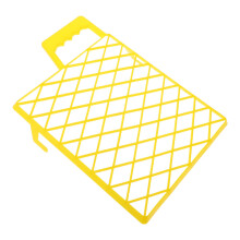 Paint Mesh Tray Plastic Grid Paint Tray Divider Plastic Paint Decking Plates Sponges Paint Tray Grid Plastic Paint Net Plastic Yellow