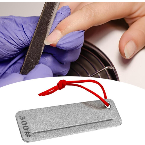 Fishing Hook Sharpener Portable Keychain Tool, Compact Handheld Design, All Hook Sizes, Metal Construction 1