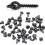 Hook Stops Carp Stopper Copper Swivels Bait Screws With Oval Rings Kit Replaceable Terminal Tackle Black 3
