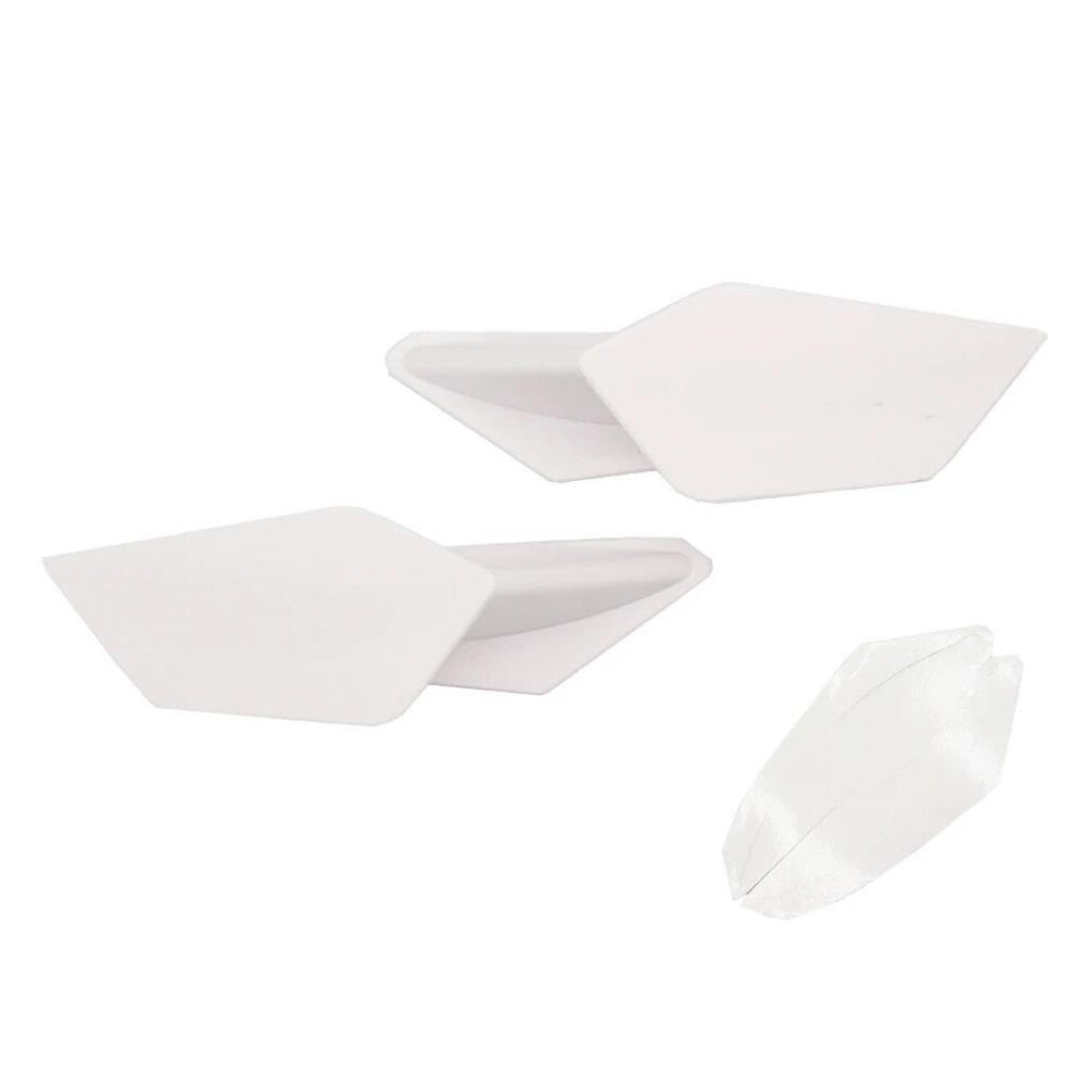 Motorcycle Accessories Side Winglet 1 Pair Aerodynamic Winglet Fairing Wing Spoiler For Kawasaki H2 H2r Bianco 9189345018596