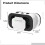 VR Headset for iPhone with Adjustable Vision Range, Comfortable OpenBack Design and Ventilation 3