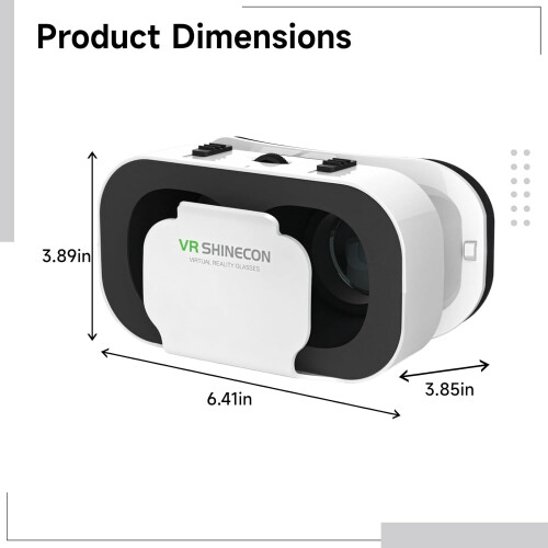 VR Headset for iPhone with Adjustable Vision Range, Comfortable OpenBack Design and Ventilation 2