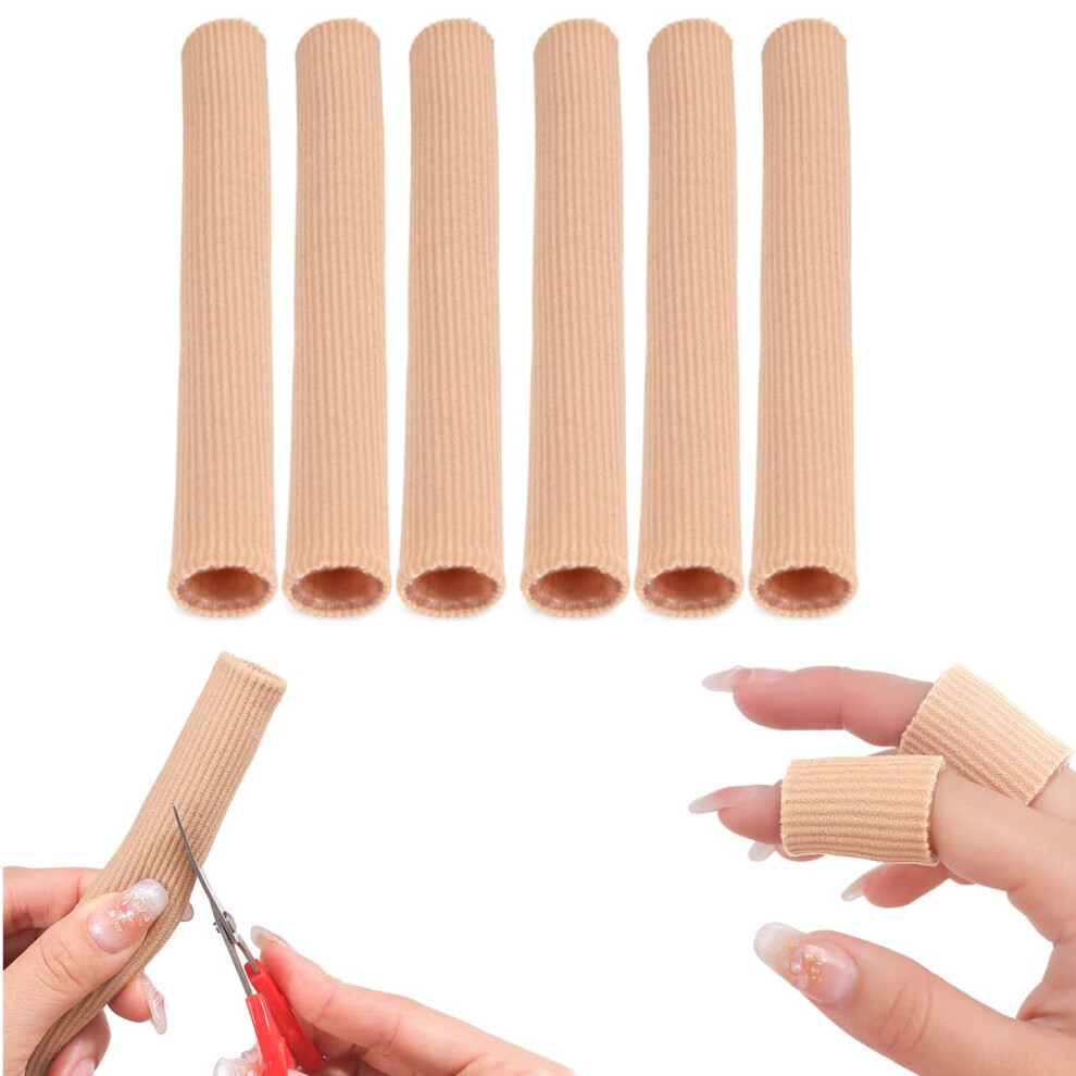 6 Pieces Silicone Toe Protectors, Gel Pads for Corns, Blisters, Calluses