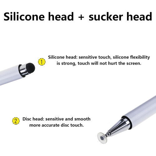 Pens Sensitivity Touch Pen For Cellphone And Touch Devices Capacitive Disc Tip Black 1