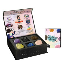 6Pcs Heal Crystals and Stone Set for-Anxiety Crystal Set