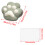 2 in 1 Cats Paws Cushions Blanket Foldable Portable-Red 2 3